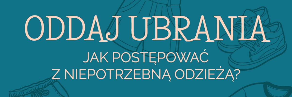 Baner: Oddaj ubrania