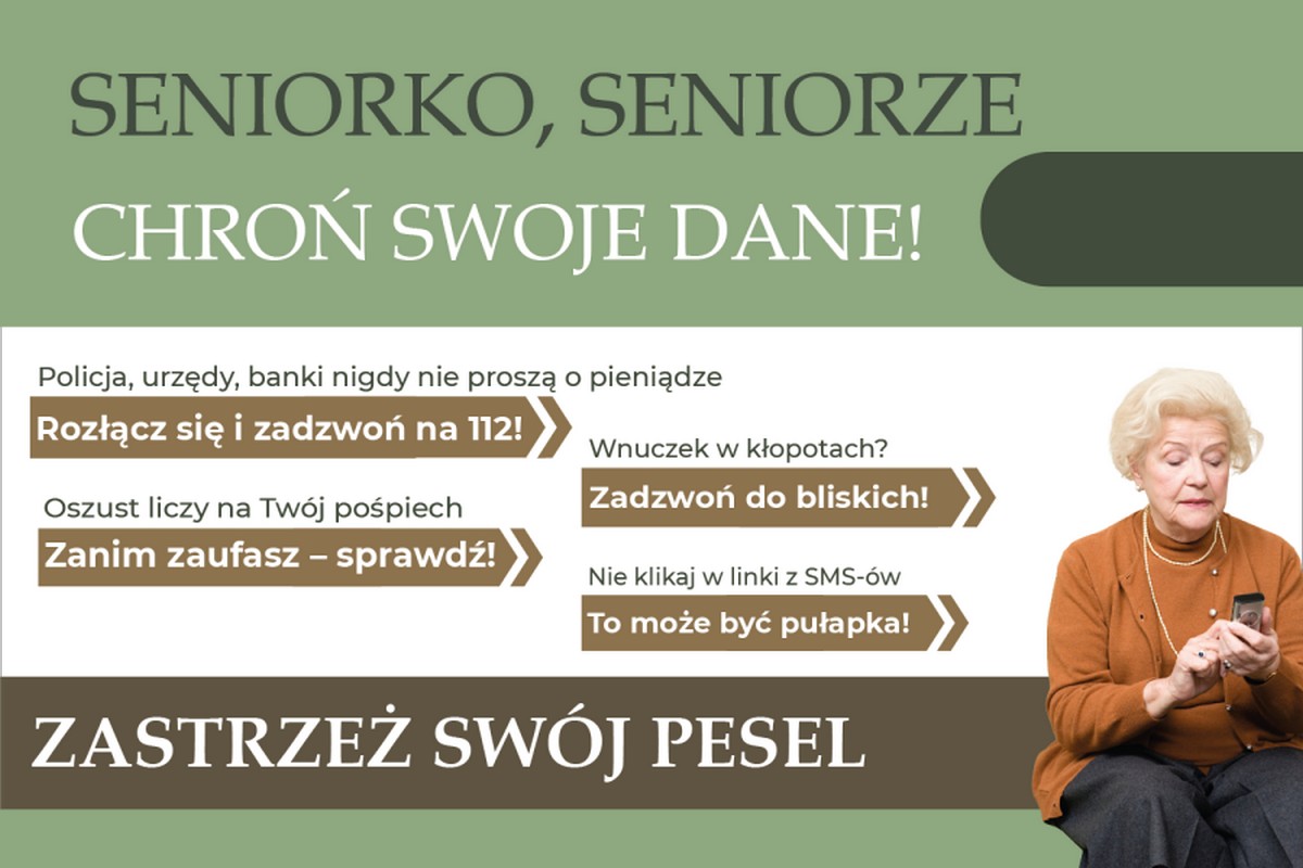 Nie daj się oszukać. Ostrzeżenie dla seniorów i nie tylko