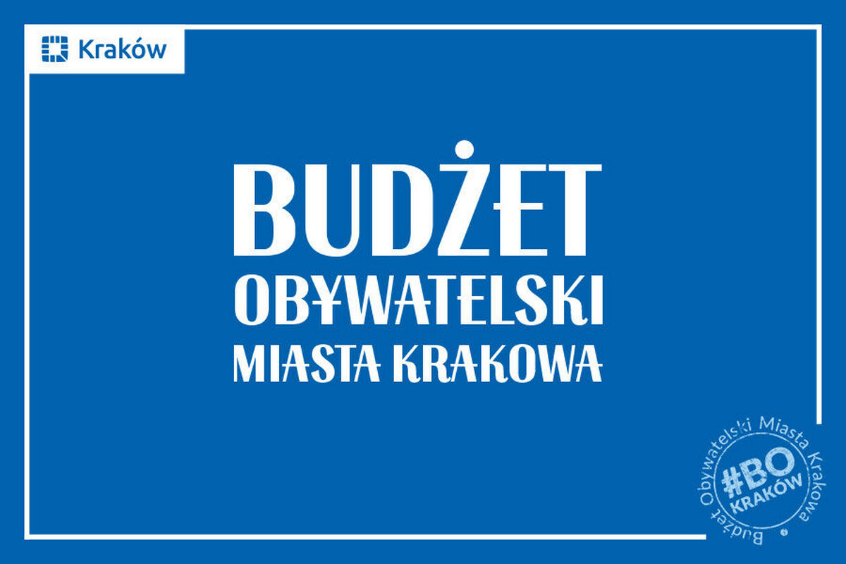 Baner Budżet Obywatelski Miasta Krakowa