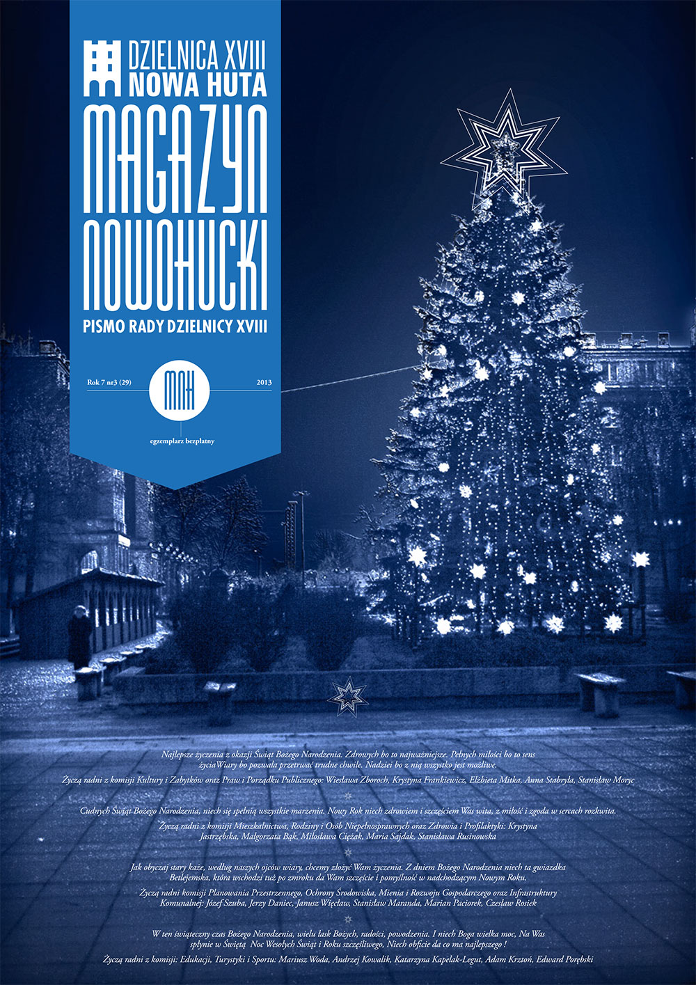 Choinka na placu Centralnym