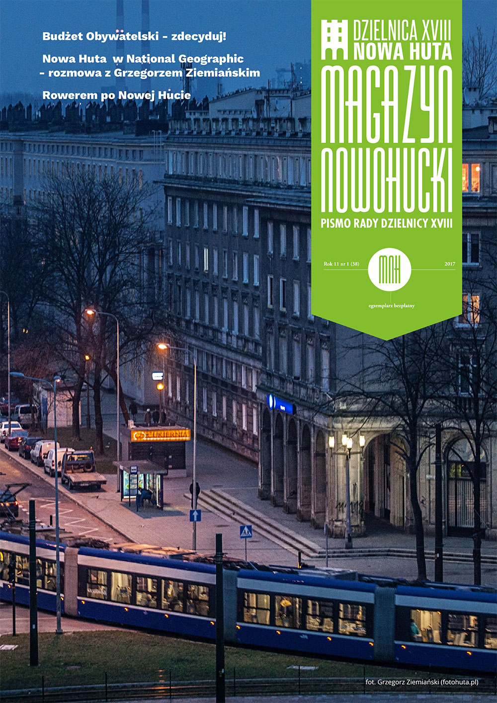 Tramwaj na placu Centralnym